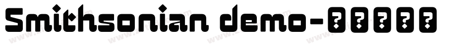 Smithsonian demo字体转换